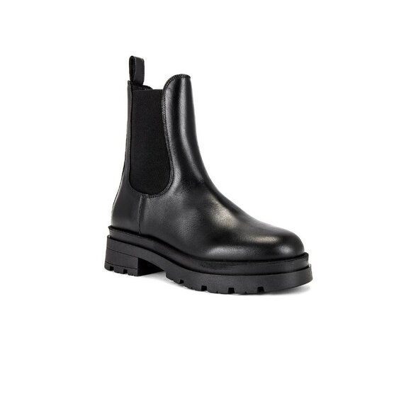 ANINE BING Justine Boot in Black Leather - Picture 3 of 11